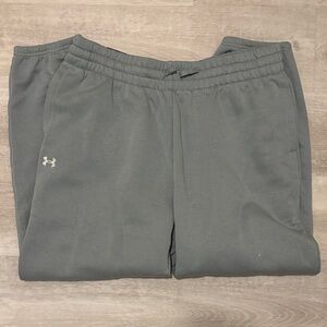 Under Armour Green-Gray Fleece Joggers